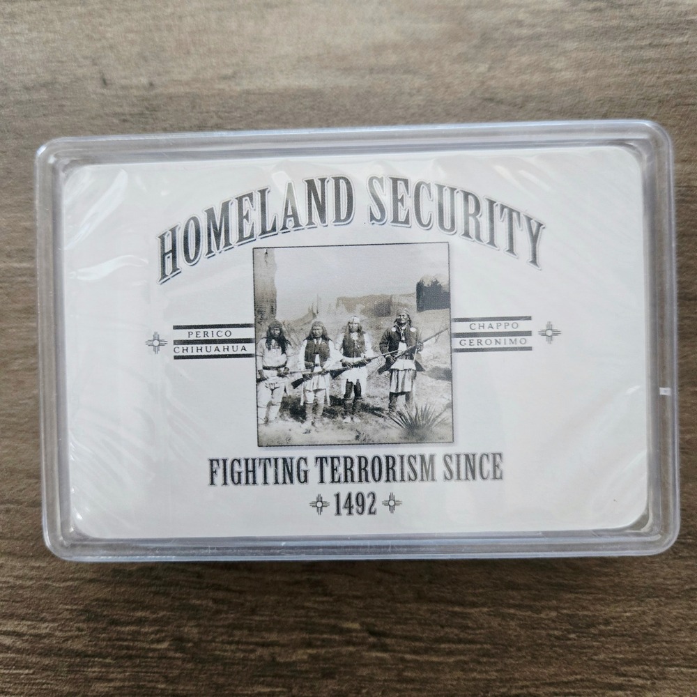 Homeland Security Playing Cards Fighting Terrorism Since 1492 Deck NEW UNOPENED